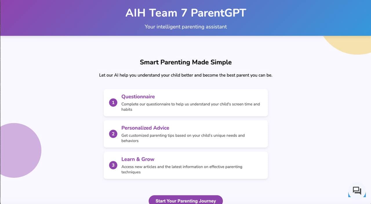 Parent GPT (AI Chatbot)